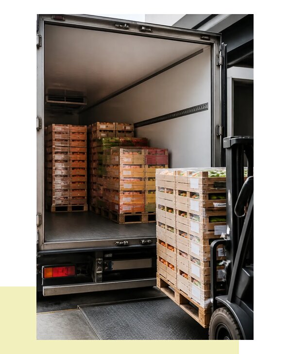 Перевозка сельхозпродукции на паллетах с доставкой в Норильск